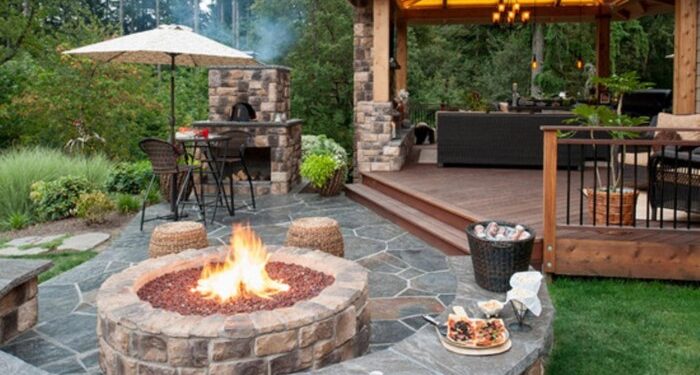 Outdoor Patio Ideas with Fire Pit
